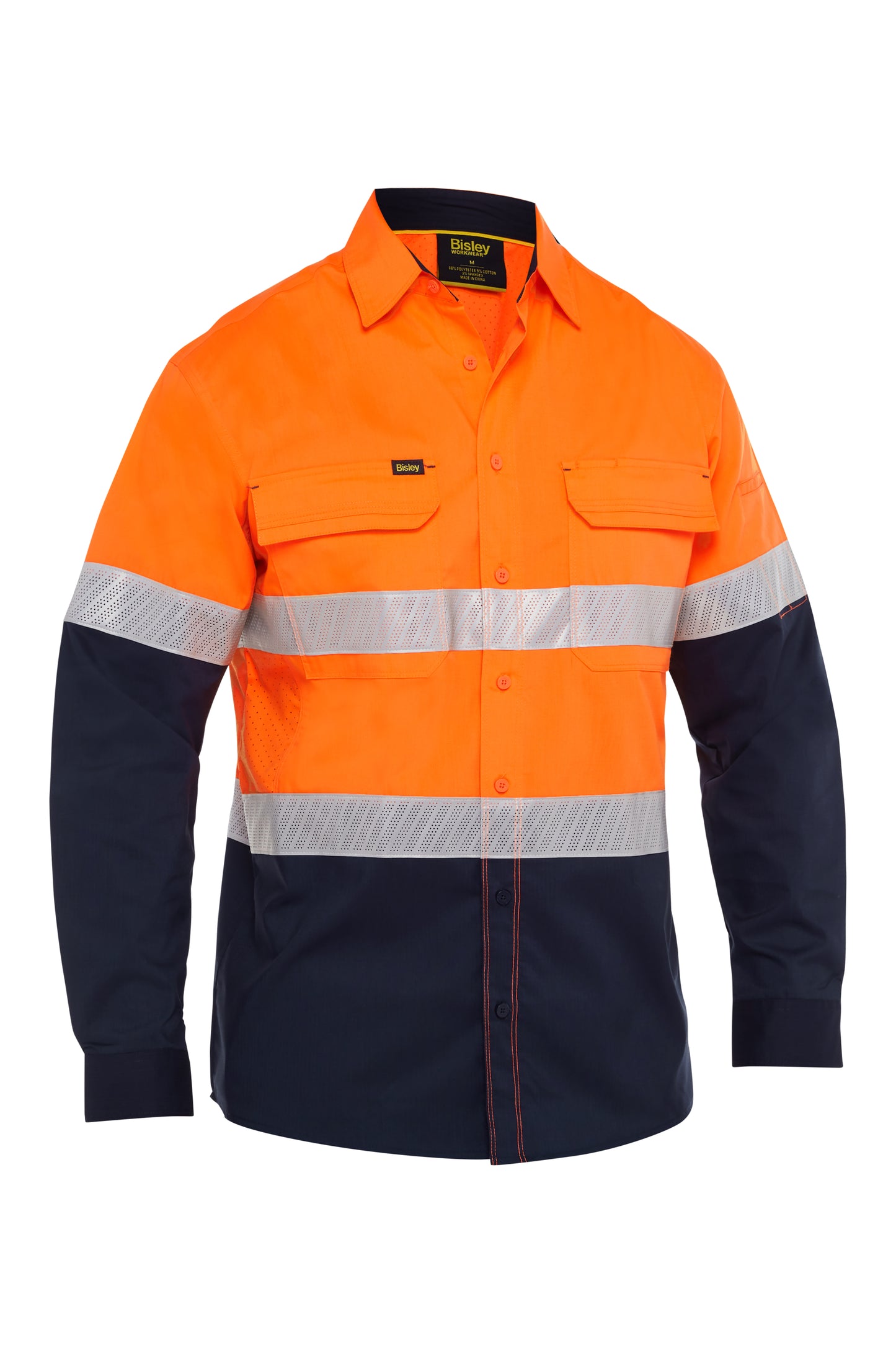 X AIRFLOW™ HI VIS TAPED STRETCH RIPSTOP SHIRT BS6491T