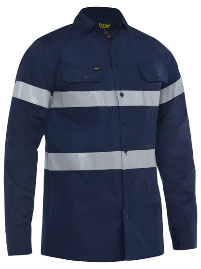 TAPED COOL LIGHTWEIGHT DRILL SHIRT BS6883T