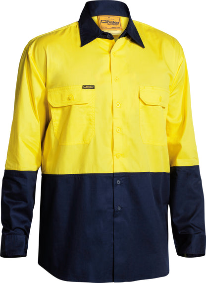 HI VIS COOL LIGHTWEIGHT DRILL SHIRT BS6895