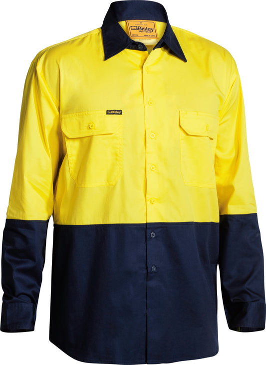 HI VIS COOL LIGHTWEIGHT DRILL SHIRT BS6895