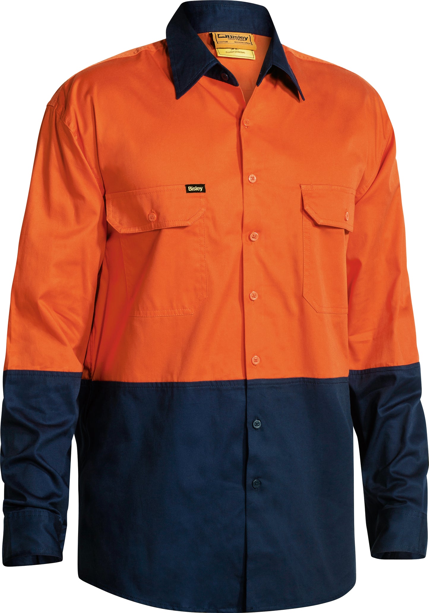 HI VIS COOL LIGHTWEIGHT DRILL SHIRT BS6895