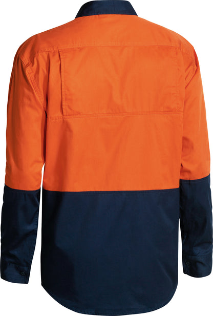 HI VIS COOL LIGHTWEIGHT DRILL SHIRT BS6895