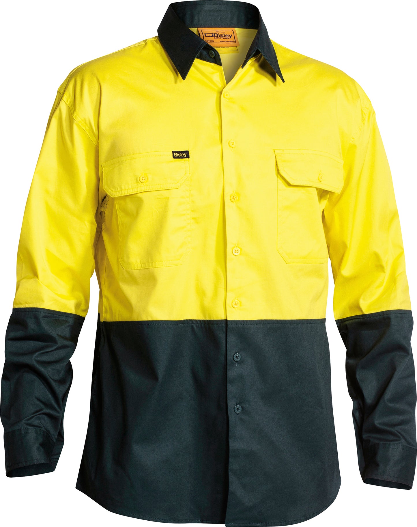 HI VIS COOL LIGHTWEIGHT DRILL SHIRT BS6895