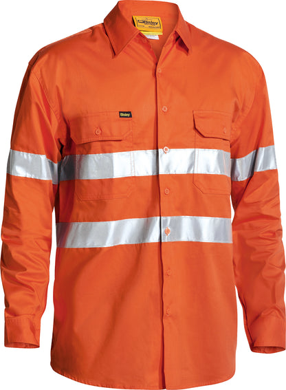 TAPED HI VIS COOL LIGHTWEIGHT DRILL SHIRT BS6897