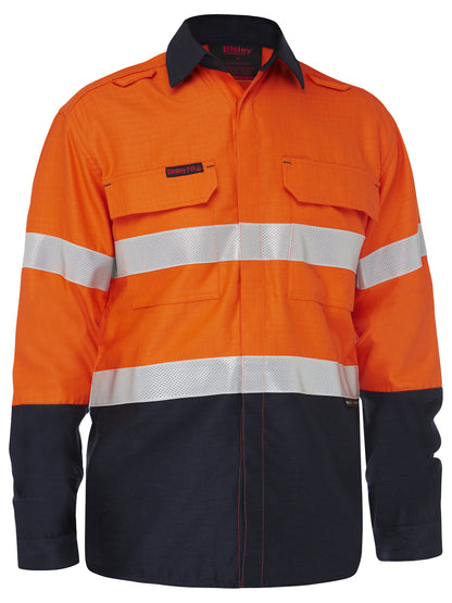 APEX 185 TAPED HI VIS FR RIPSTOP VENTED SHIRT BS8438T