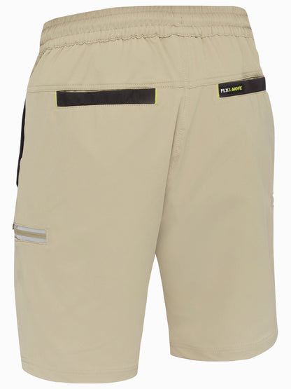 FLX & MOVE™ 4-WAY STRETCH ELASTIC WAIST CARGO SHORT BSHC1333