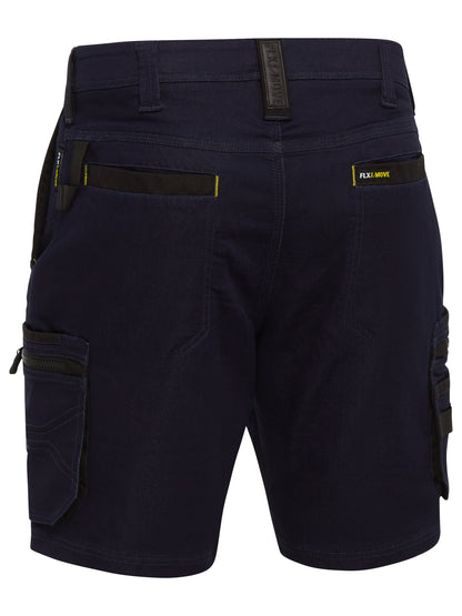 FLX AND MOVE™ STRETCH DENIM ZIP CARGO SHORTS BSHC1335