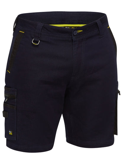 FLX AND MOVE™ STRETCH DENIM ZIP CARGO SHORTS BSHC1335